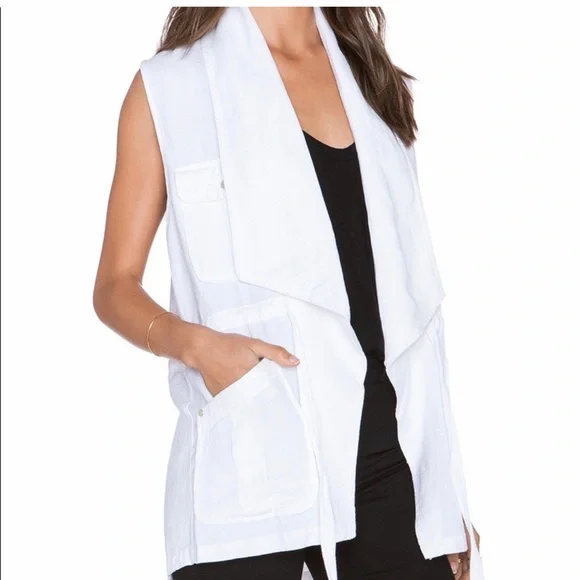 Sanctuary Cream Textured Vest - Picture 1 of 5